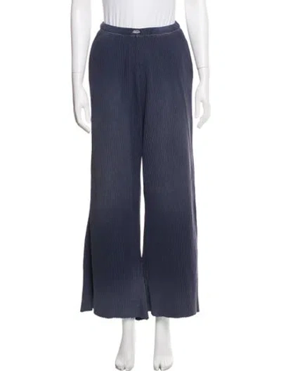 Pre-owned Erl Wide Leg Pants In Blue