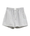 Erl Wide-leg Shorts In Gray