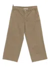 Erl Wide-leg Trousers In Neutral