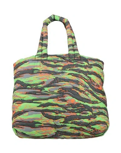 Erl Woman Handbag Acid Green Size - Cotton