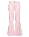 Erl Woman Pants Light Pink Size M Cotton In Pink