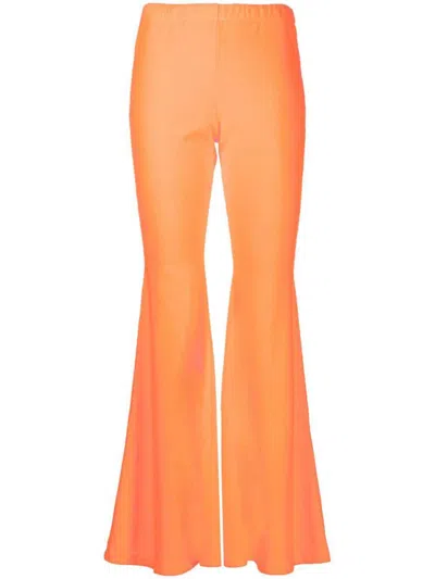 Erl Womens Terry Flared Pants Knit Clothing