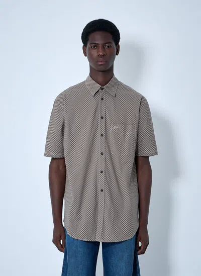 Erl Woven Plaid Shirt