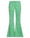 Erl X Coca-cola Mid-rise Flared Jeans In Green