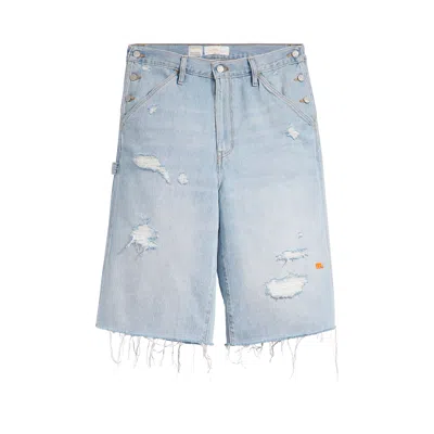 Pre-owned Erl X Levi's 501 Denim Shorts 'blue'