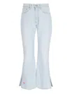 Erl Levi S Bootcut Jeans In Light Blue
