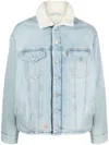 Erl X Levi's Denim Trucker Jacket - Men's - Cotton/polyester In Blue