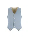 Erl X Levis Sherpa Denim Vest