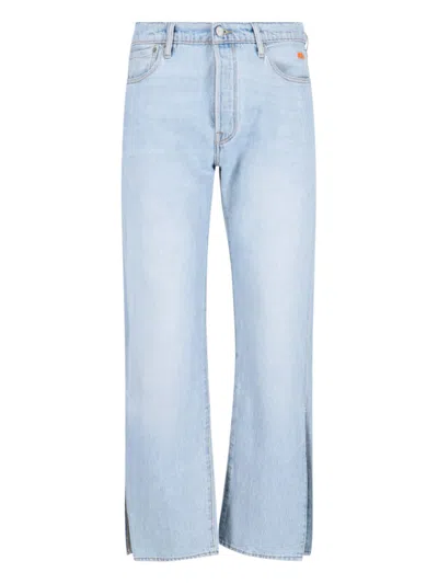 Erl X Levis® Spilt-leg 501® Jeans In Blue