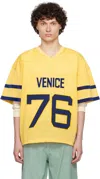 Erl Venice 76 Football Top In Yellow