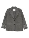 Ermanno Acrylic Abrigo Corto In Gray