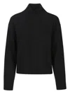 Ermanno High-neck Sweater In Black