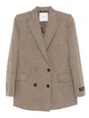 Ermanno Brown Silk Nylon Jacket In Brown