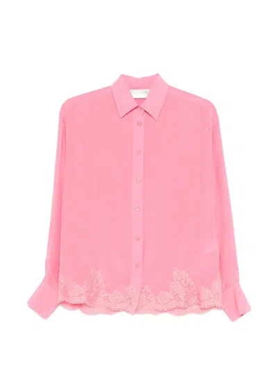 Ermanno Camisa Manga Larga In Pink
