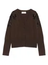 Ermanno Dark Brown Wool Sweater In Brown
