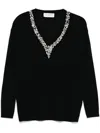 Ermanno Crystal Embellished Sweater