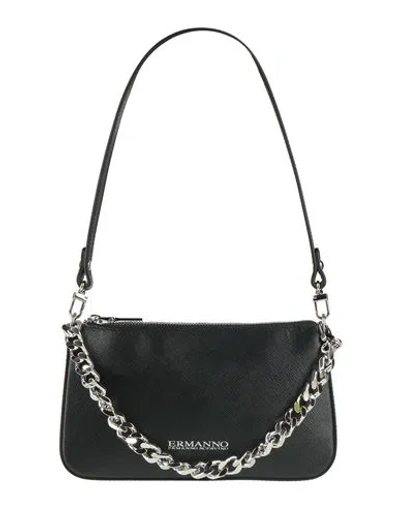 Ermanno Di Ermanno Scervino Woman Handbag Black Size - Cow Leather
