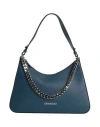 Ermanno Di Ermanno Scervino Woman Handbag Blue Size - Cow Leather
