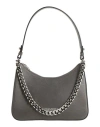 Ermanno Di Ermanno Scervino Woman Handbag Charcoal Size - Cow Leather In Gray