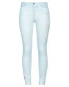Ermanno Di Ermanno Scervino Woman Jeans Sky Blue Size 2 Cotton, Elastane, Viscose, Polyamide In Blue