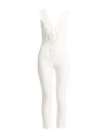 Ermanno Di Ermanno Scervino Woman Jumpsuit Ivory Size 2 Polyester, Elastane In White
