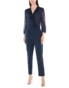 Ermanno Di Ermanno Scervino Woman Jumpsuit Midnight Blue Size 10 Polyester, Elastane