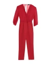 Ermanno Di Ermanno Scervino Woman Jumpsuit Red Size 6 Polyester, Elastane
