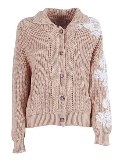 Ermanno Di E.scervino Cardigan In Pink