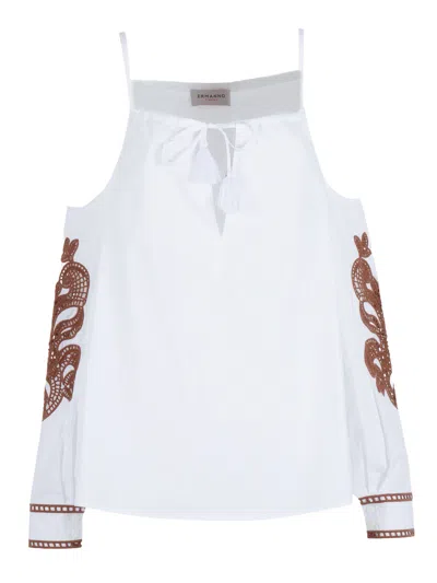 Ermanno Di E.scervino 埃尔曼诺·迪·e·塞尔维诺·卡米西亚 M/l In White