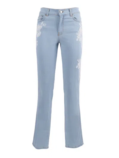 Ermanno Di E.scervino Jeans Con Applicazione In Blue