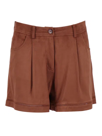 Ermanno Di E.scervino Pantalone Corto In Brown