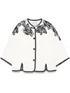 ERMANNO EMBROIDERED DOWN JACKET