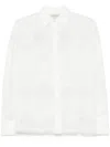 Ermanno Embroidered Lace Shirt In White