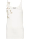 ERMANNO EMBROIDERED TANK TOP