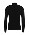 Ermanno Ermanno High-neck Long-sleeved Sweater In Black