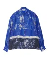Ermanno Ermanno Printed Shirt In Blue