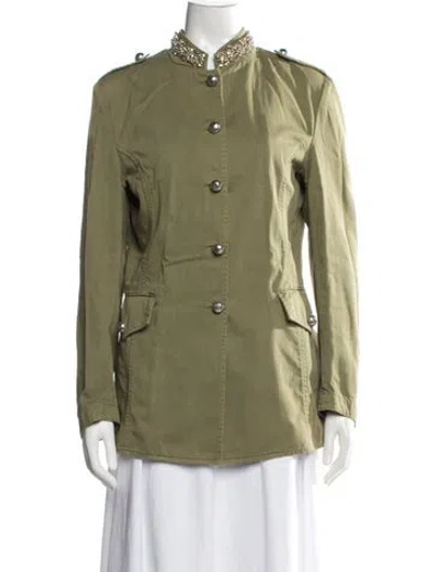 Pre-owned Ermanno Ermanno Scervino Jacket In Green