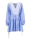 Ermanno Ermanno Scervino L/s Mini Dress In Multi