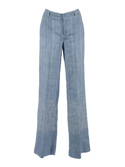 Ermanno Ermanno Scervino Pants In Blue