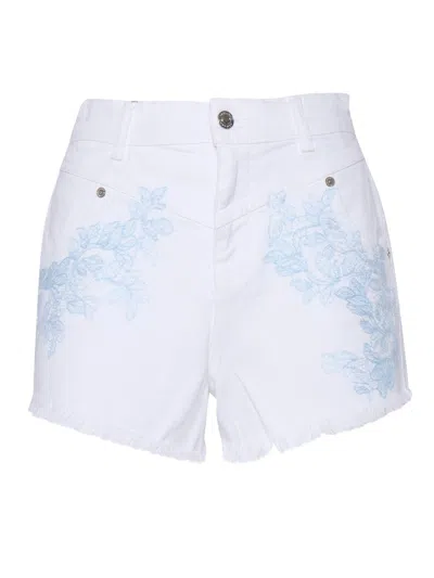 Ermanno Ermanno Scervino Shorts With Insert In White