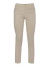 Ermanno Ermanno Scervino Skinny Beige Jeans In Beige