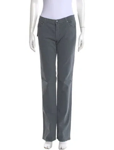 Pre-owned Ermanno Ermanno Scervino Straight Leg Pants In Gray