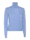 Ermanno Ermanno Scervino Turtleneck Sweater In Light Blue
