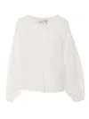 Ermanno Ermanno Scervino White Shirt With Lace In White