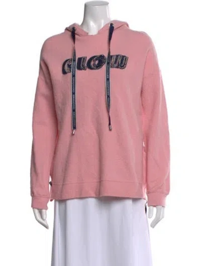 Pre-owned Ermanno Ermanno Scervino Wool Graphic Print Sweater In Pink