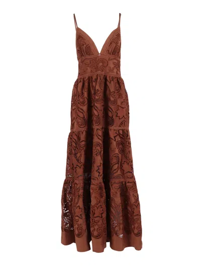 Ermanno Firenze Abito In Brown