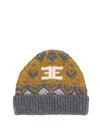 Ermanno Firenze Beanie In Grigio Medio Oro