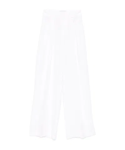 Ermanno Firenze Belt Loops Slacks In White