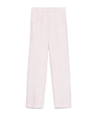 Ermanno Firenze Belt Loops Slacks In Pink