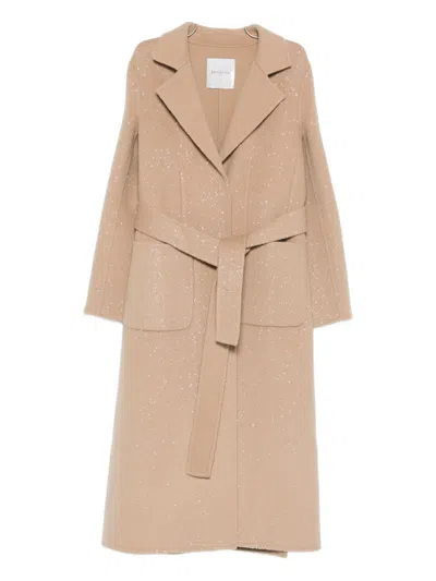 ERMANNO FIRENZE BELTED LONG COAT